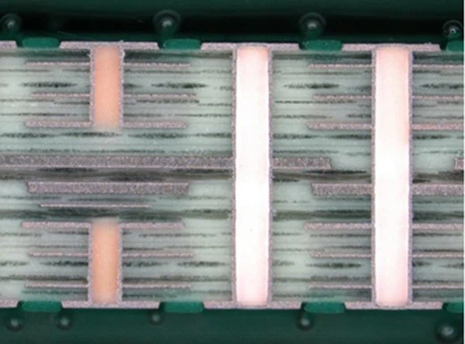 cross-section of blind hole cross-section of blind hole